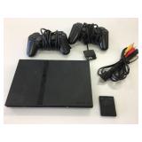 PS2 Slim, 2 Controllers, Cable & Memory Card