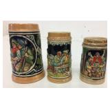 3 German Beer Steins
