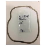 925 Silver 20" Chain 17g