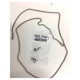 925 Italy Silver 30.5" Necklace 13g