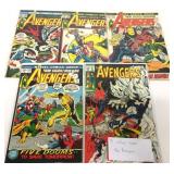 5 Vintage Marvel The Avengers Comics
