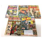 5 Vintage DC Batman & Sgt. Rock Comics