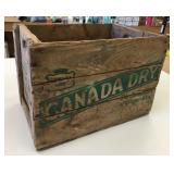Vintage Wooden Canada Dry Crate 17x12x12.5"