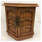 MCM Side Table w/Dual Door 21.5" x 24"