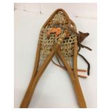 Handmade Wooden Youth Snowshoes 33" Long