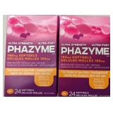 2 Boxes Ultra Strength Phazyme Gas Pain Relief