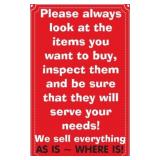 We offer GREAT deals. We do not offer refunds.....