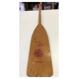 Vintage Indian Head Brand Canoe Paddle 53.5"