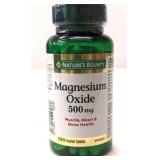 Sealed 100 Tablets Magnesium Oxide 500mg