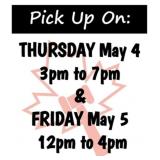 IMPORTANT! Pick up days/times: