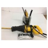 Dewalt DW303 Reciprocating Saw & Blades Lot