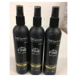 3 Tresemme Ultra Fine Hairspray Frizz Control