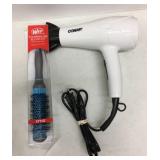 Conair Hair Dryer & Wet Tourmaline Blowout Brush