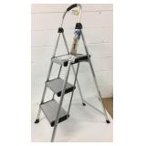 New Cosco 3 Step Aluminum Folding Step Ladder