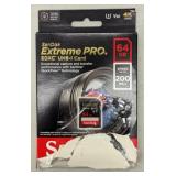 SanDisk Extreme PRO SDXC UHS-I Card 64GB *Open Box