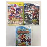 3 Nintendo Wii Super Mario Games
