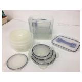 11 Lock & Lock Storage Containers Plastic & Glass