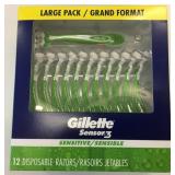 Gillette Sensor 3 12 Disposable Razors