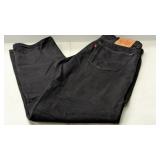 Levis 505 Red Tag 34x34 Black Jeans