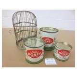 Honey Tin Decoration Lot