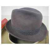 Biltmore Size 7 1/4 Suede Top Hat