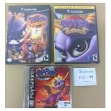3 Spyro Video System Games