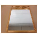 24"x 32" (BIG) Bamboo Framed Wall Mirror