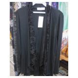 Cielo Blu Size Medium Black Accent Shawl