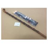 Antique Walking Cane & Earnhardt Sun Shade