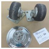 2 - 3" Swivel Caster Wheels & Locking Gas Cap
