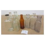 Lot of Vintage Bottles, Medican, Coke, Certo Plus