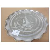21" Aluminum Kristine Sailboat Engraved Wall Art