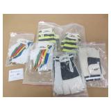 6 Pr Retro Vintage Weightlifting Fingerless Gloves