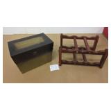 6 Bottle Wine Holder & Wooden Box