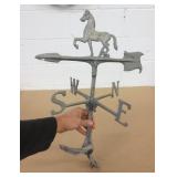 21" Tall Aluminum Horse Weatervane