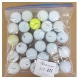 Bag of 24 Used Golf Balls