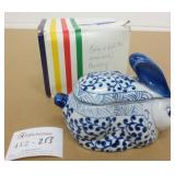 Daft Blue Style Bunny Dish