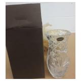 Bohemia Lead Pinwheel Crystal 9" Vase