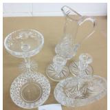 Pinwheel Crystal & Other Lot