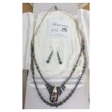 L. Larson Necklace & Earrings Set