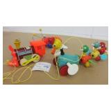 Vintage Fisher Price Pull Movement Toys