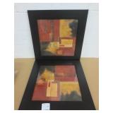 2 - 25x25" Wall Art Photos