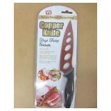 New Copper Knife Stays Sharp Forever