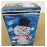 Merangue 11" Tall LED Light Up Snowman