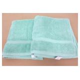 2 New Oxford Super Blend Bath Towels 25x56"