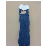 New Just Cozy Slipper Socks Blue Size L/XL