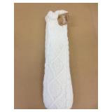 New Just Cozy Slipper Socks White Size L/XL