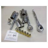 3/8" Socket & Ratchet Lot