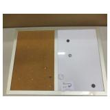 Cork & Magnetic White Board Used 23" x 17.5"