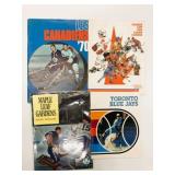 4 Vintage Canadian Hockey & Blue Jays Magazines